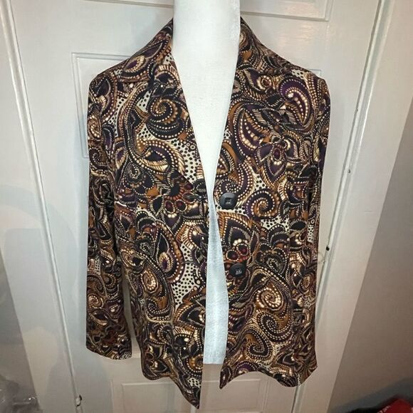Requirements Two Button Paisley Jacket - Picture 4 of 12